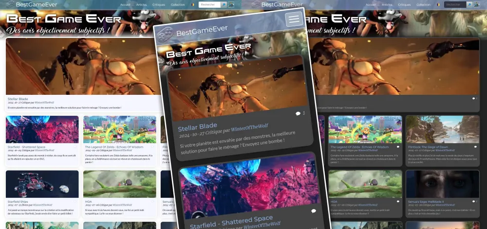 Mise &agrave; jour du blog ! Gestion de la collection !