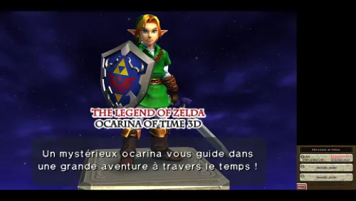 Link adulte qui a la grande classe, ici dans sa version 3DS &eacute;mul&eacute;e sur PC.