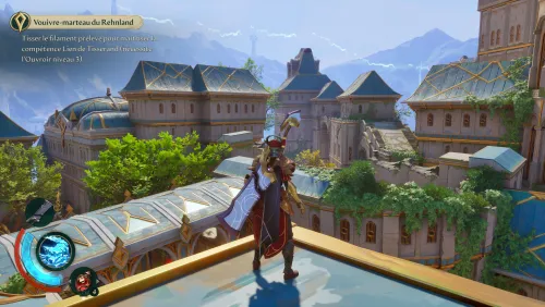 La cité est plutôt jolie, le fait que le <i>level design</i> ne brille pas est compensé par le fait qu'on puisse grimpé partout.
